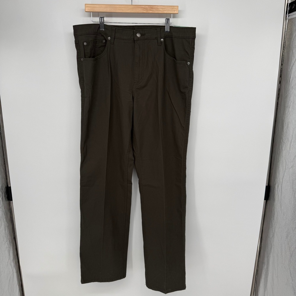 New Magellan Outdoors Heritage Mens 36x34 (38X33) Slate Water Repellent Flex